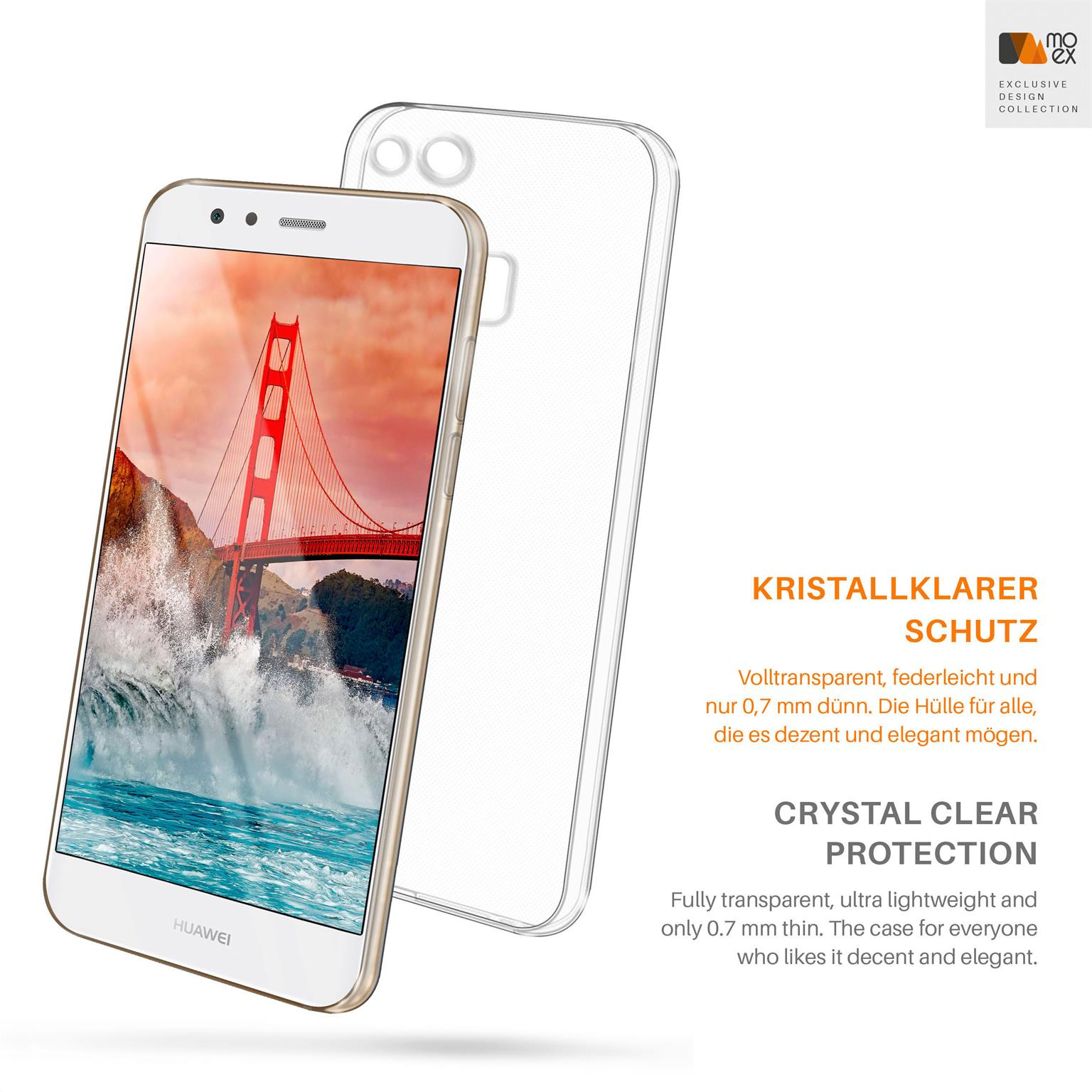 Crystal-Clear MOEX P10 Huawei, Case, Lite, Backcover, Aero