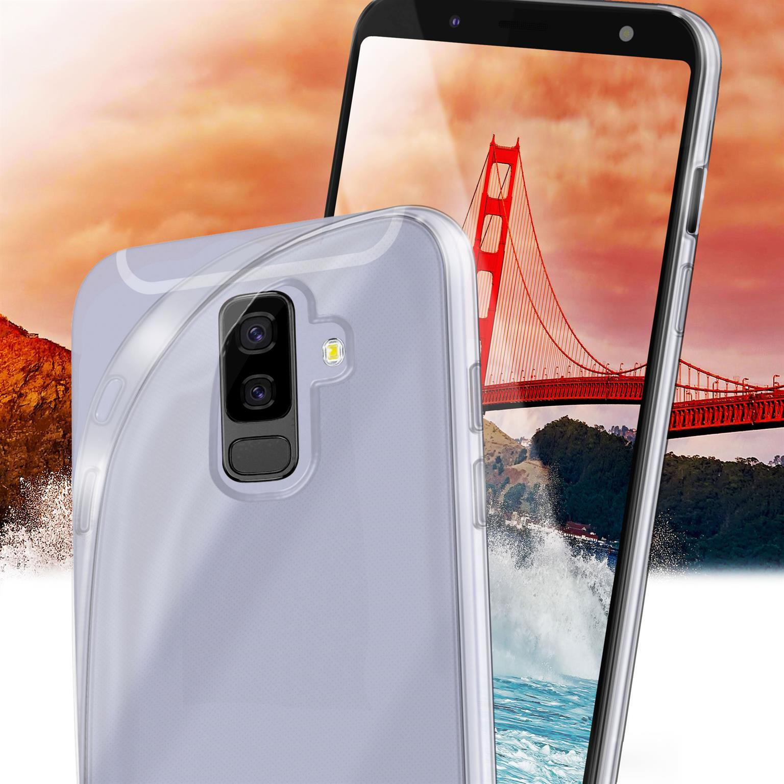 Samsung, MOEX A6 Aero Backcover, Galaxy Crystal-Clear Case, (2018),