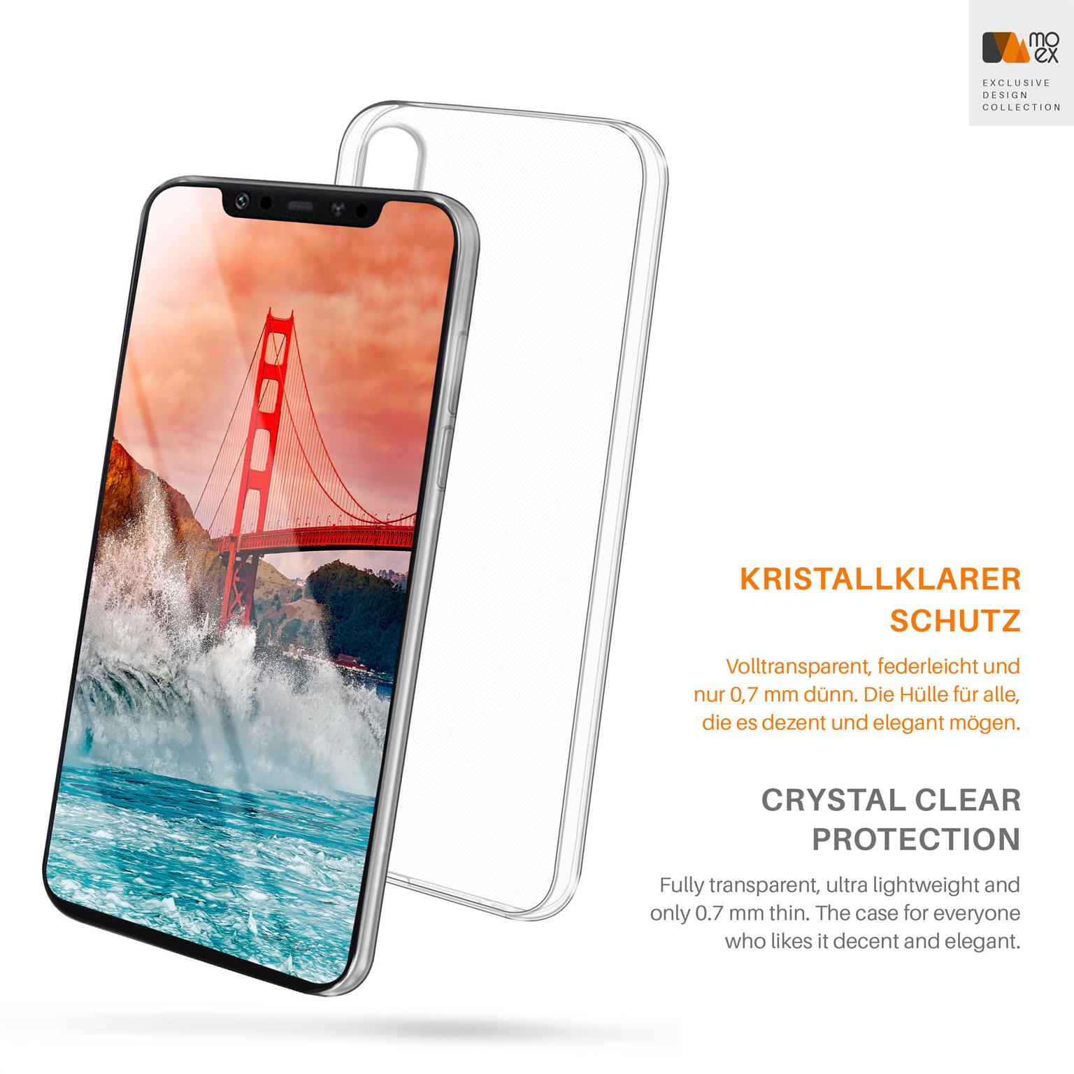 MOEX Aero Mi Crystal-Clear Backcover, Case, 8, Xiaomi