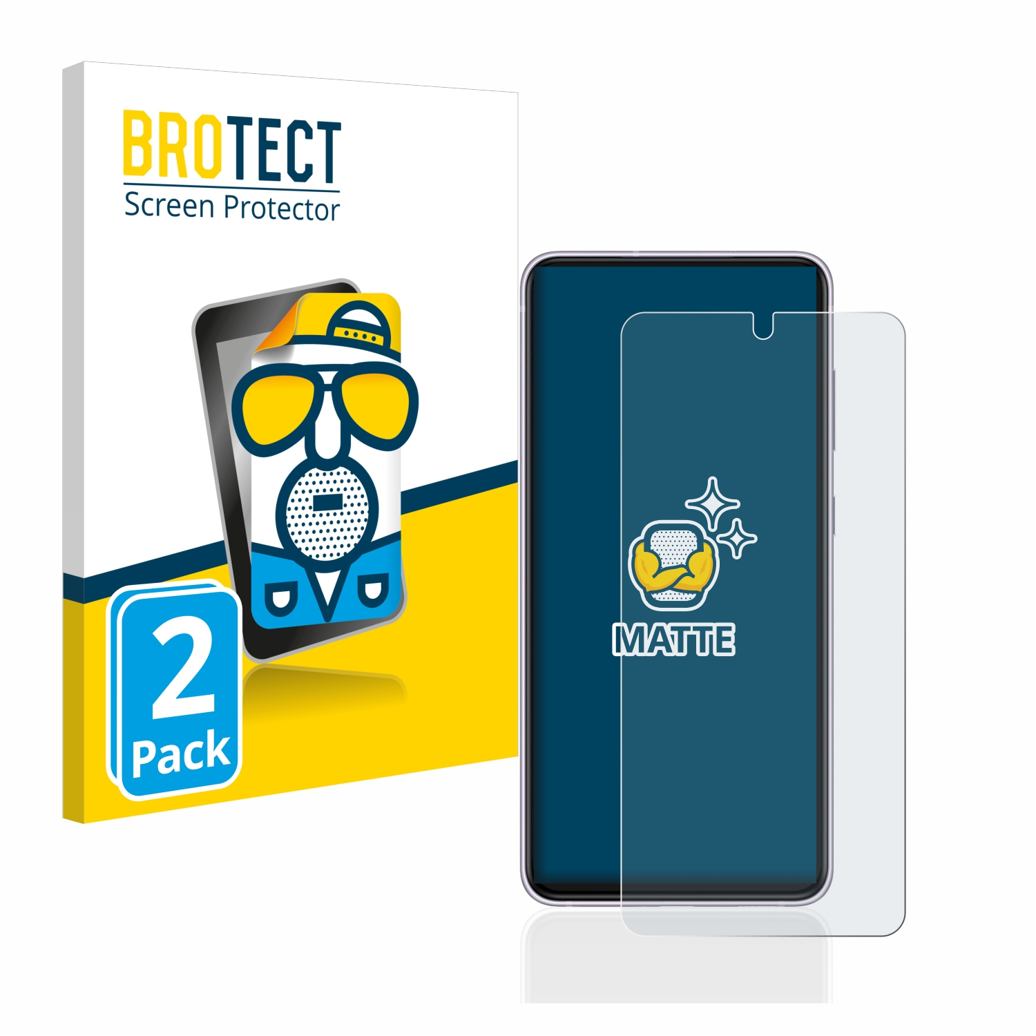 2x Samsung BROTECT Schutzfolie(für matte 5G) S21 Galaxy FE