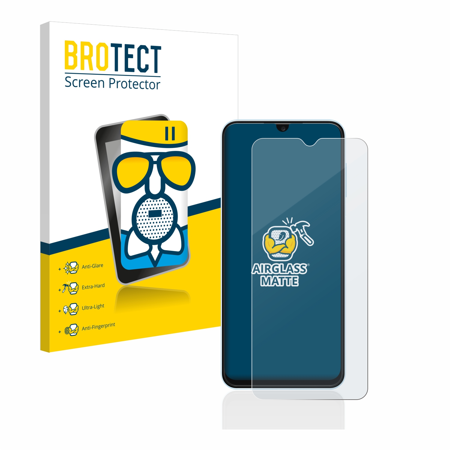 matte Airglass A13) Schutzfolie(für Galaxy Samsung BROTECT