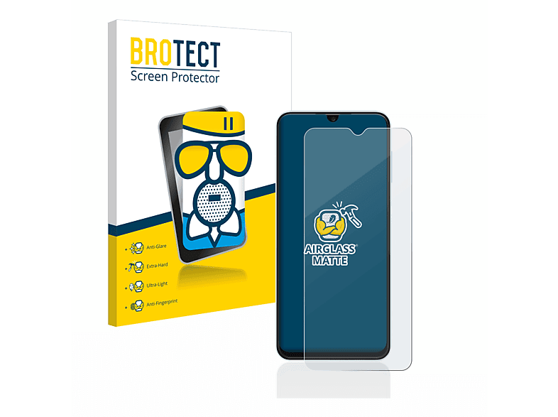 BROTECT Airglass matte Schutzfolie(für Samsung Galaxy A13)