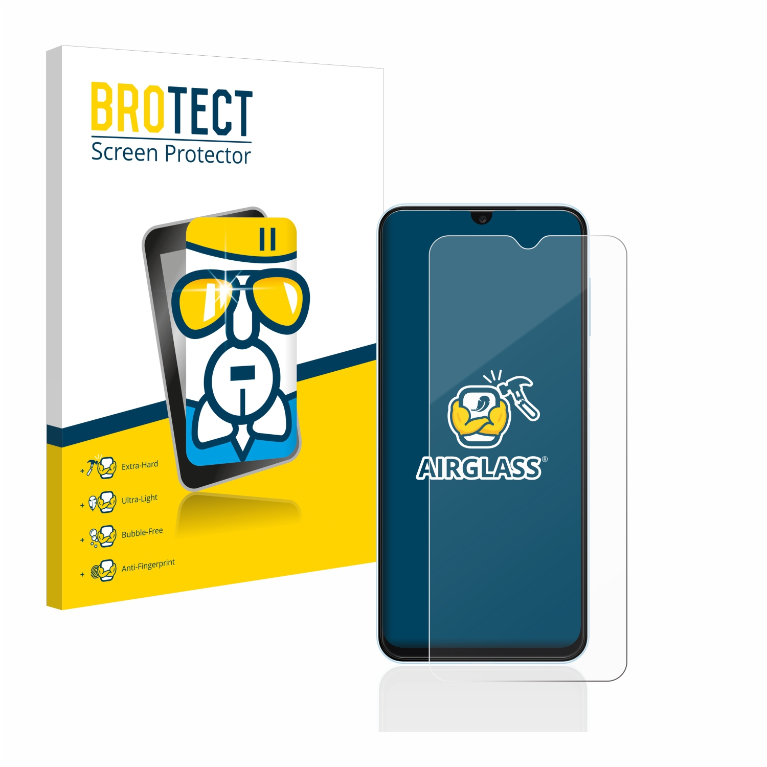 Samsung Galaxy BROTECT Schutzfolie(für A13) klare Airglass