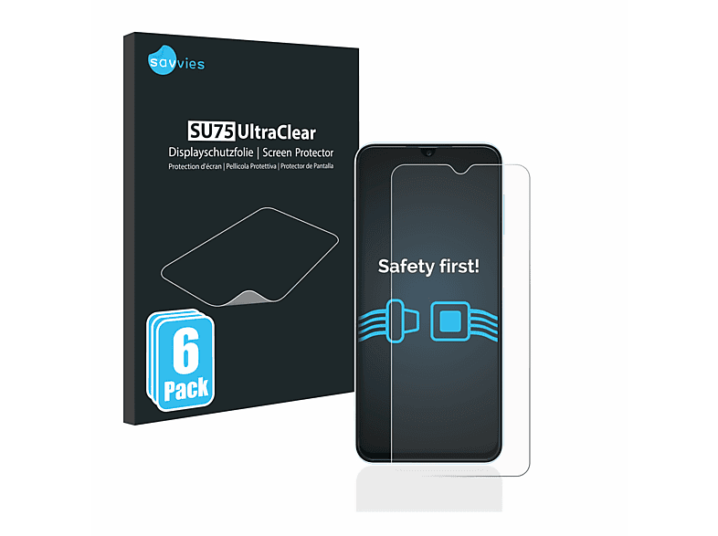 Galaxy SAVVIES Schutzfolie(für A13) Samsung klare 6x