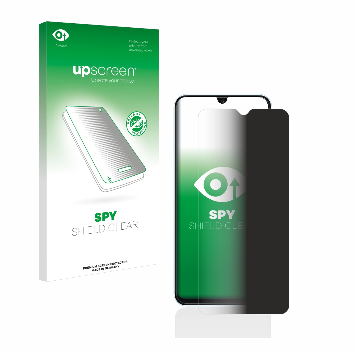 UPSCREEN Anti-Spy Galaxy Schutzfolie(für Samsung A13)