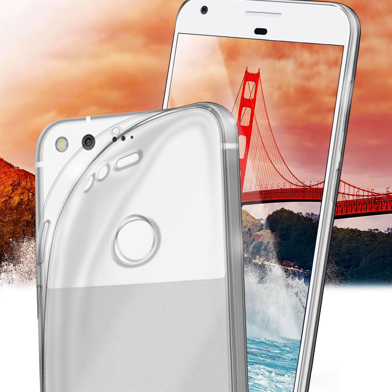Case, Backcover, Crystal-Clear Aero Pixel, Google, MOEX