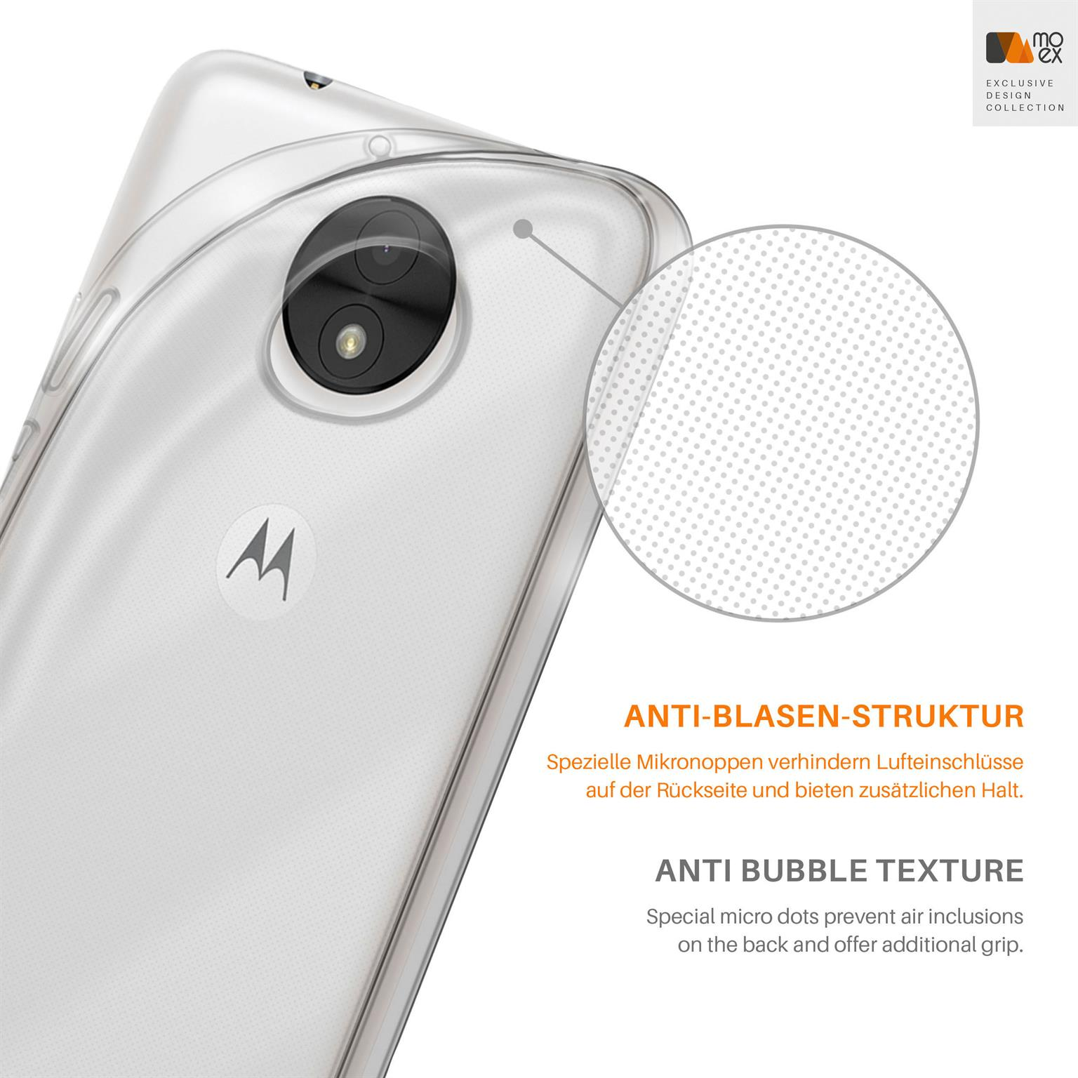 MOEX Aero Case, Backcover, Motorola, Crystal-Clear C, Moto
