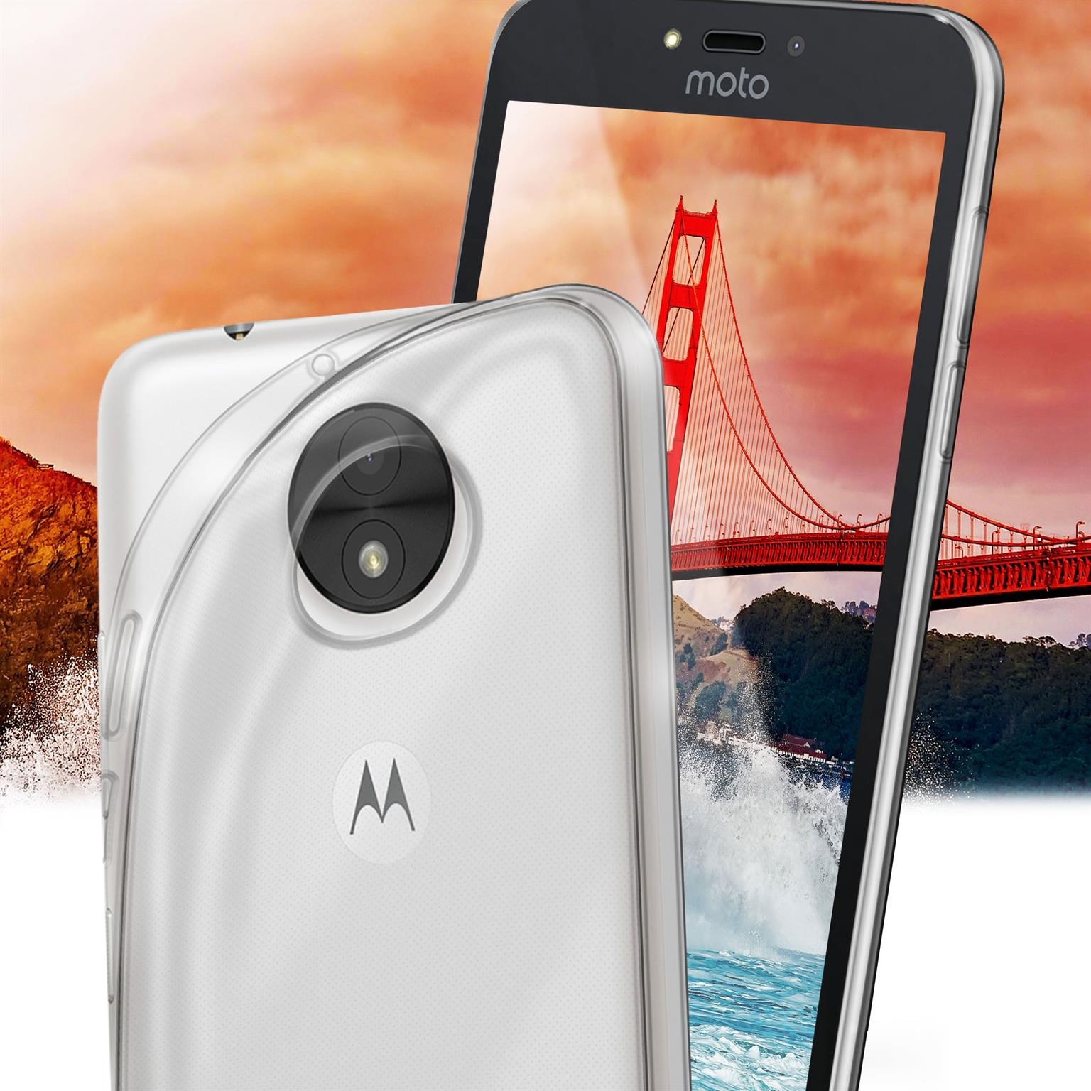 MOEX Aero Case, Backcover, Motorola, Moto Crystal-Clear C