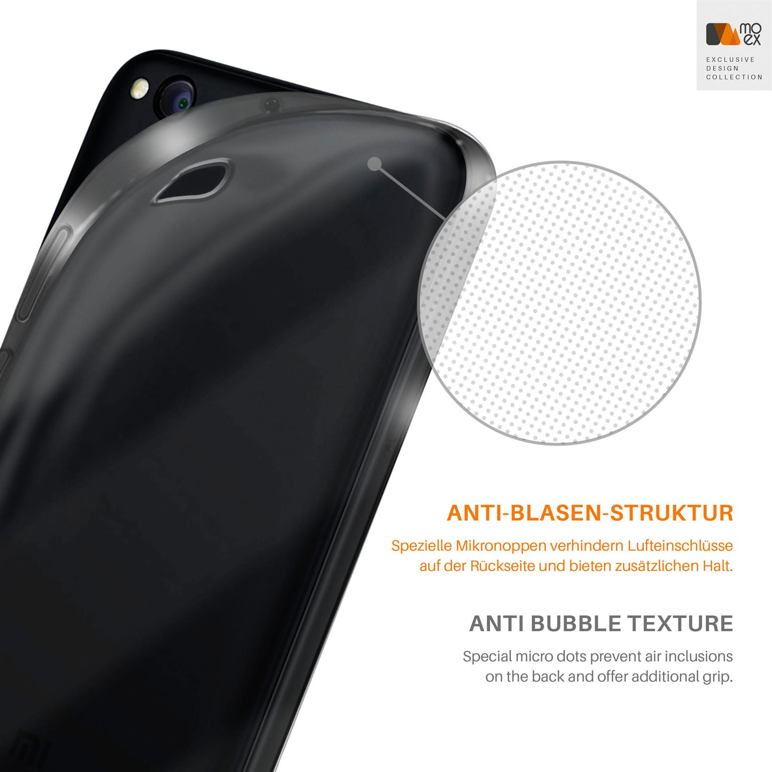 Xiaomi, Redmi Crystal-Clear Go, MOEX Aero Backcover, Case,