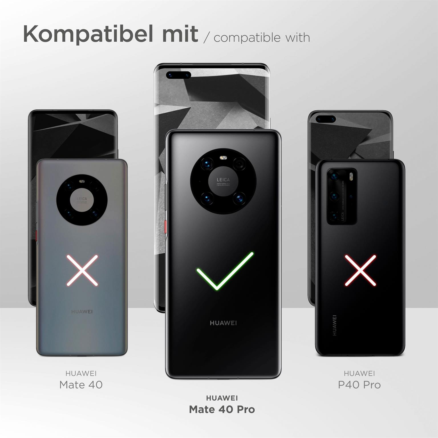 Smartphones mit Häkchen und X-Symbolen, die Kompatibilität anzeigen.