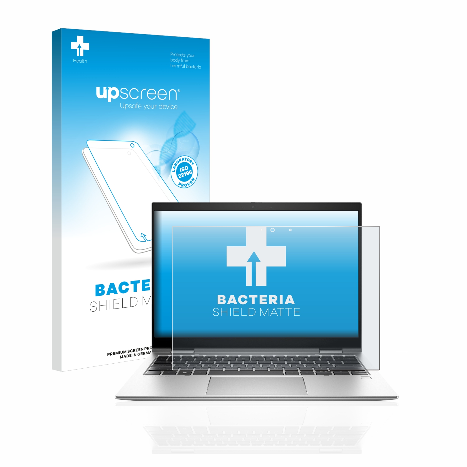 UPSCREEN antibakteriell x360 G9) HP EliteBook matte Schutzfolie(für 830 entspiegelt