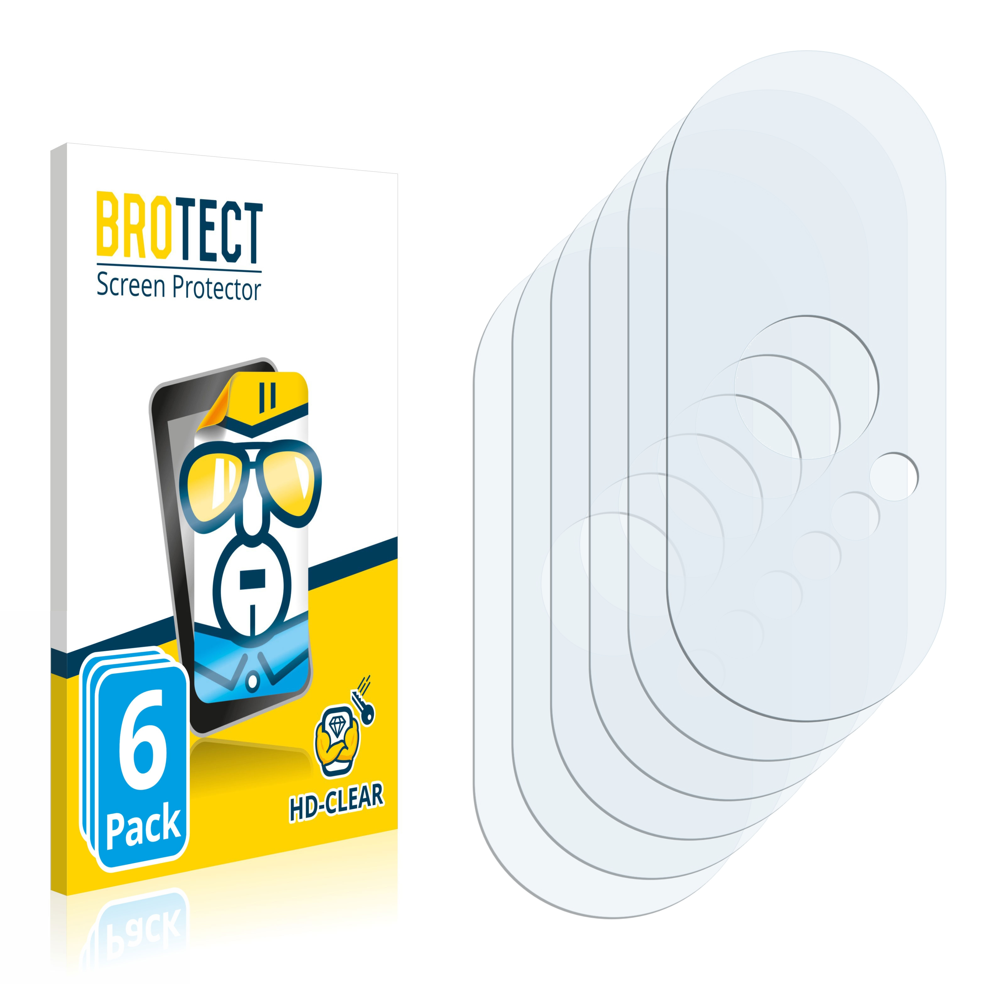 BROTECT 6x klare Schutzfolie(für Apple X) iPhone