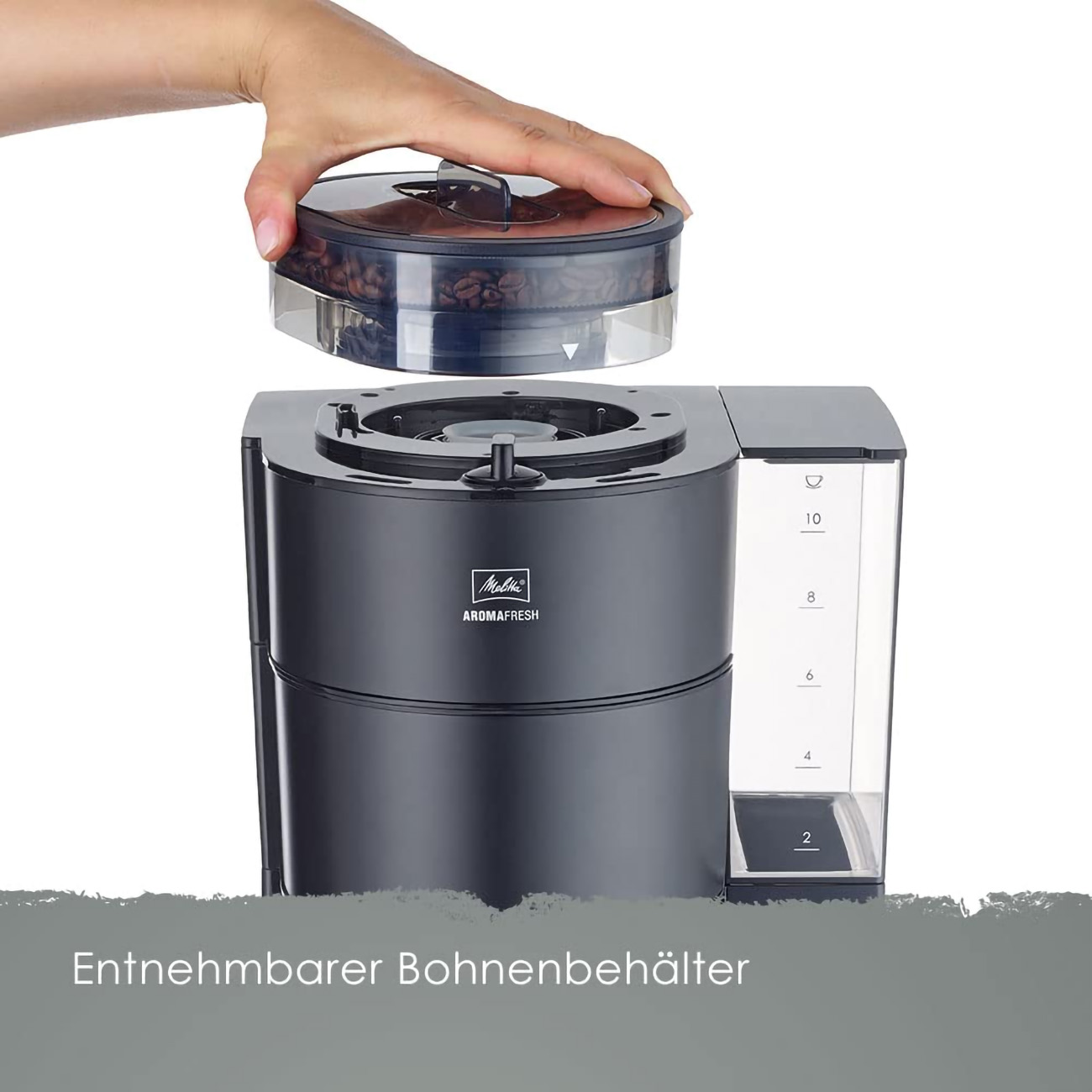 Kaffeemaschine 1021 schwarz AromaFresh MELITTA