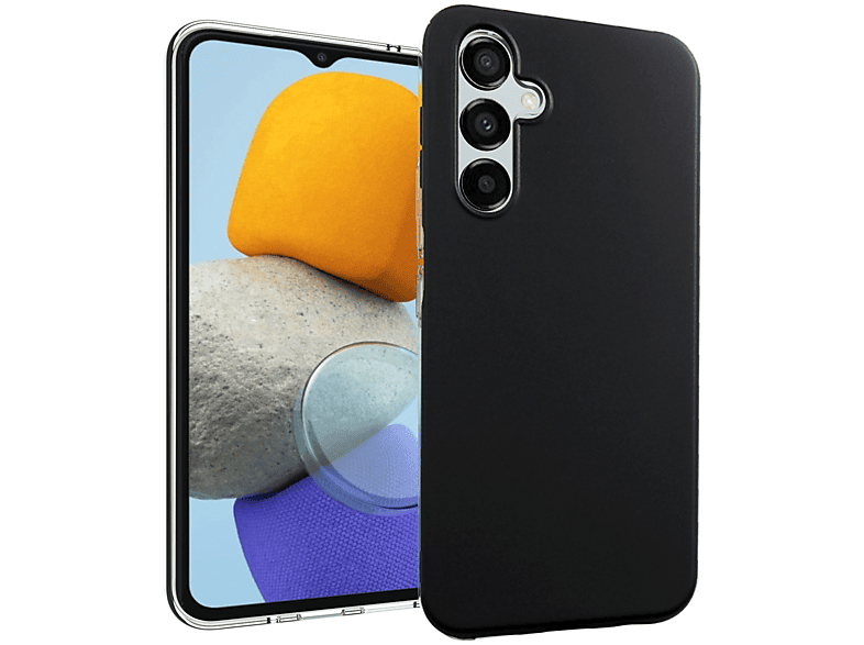 PEDEA TPU Case, Backcover, A54 Schwarz 5G, Galaxy Samsung, schwarz