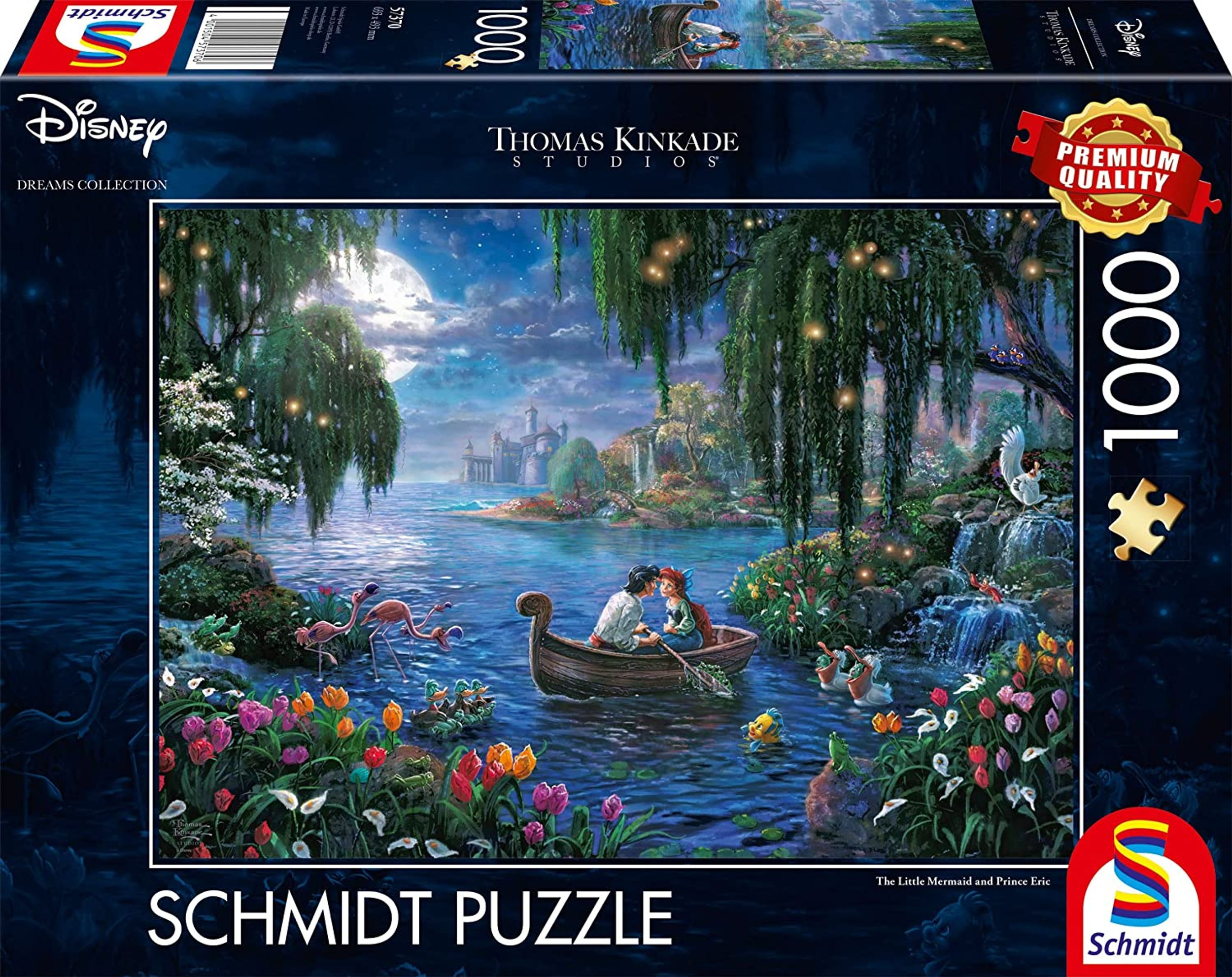 Puzzle Prince Mermaid SCHMIDT SPIELE The Eric and Little