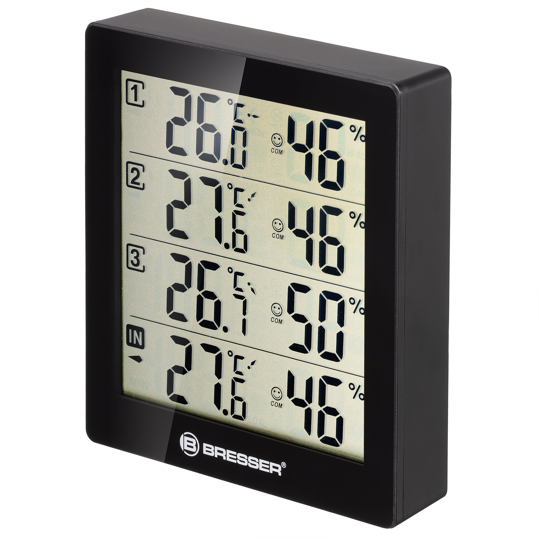BRESSER ClimaTrend Hygro Quadro Wetterstation