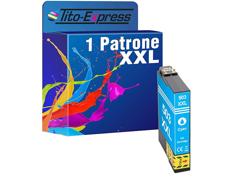 TITO-EXPRESS PLATINUMSERIE Cyan 503XL Tintenpatrone