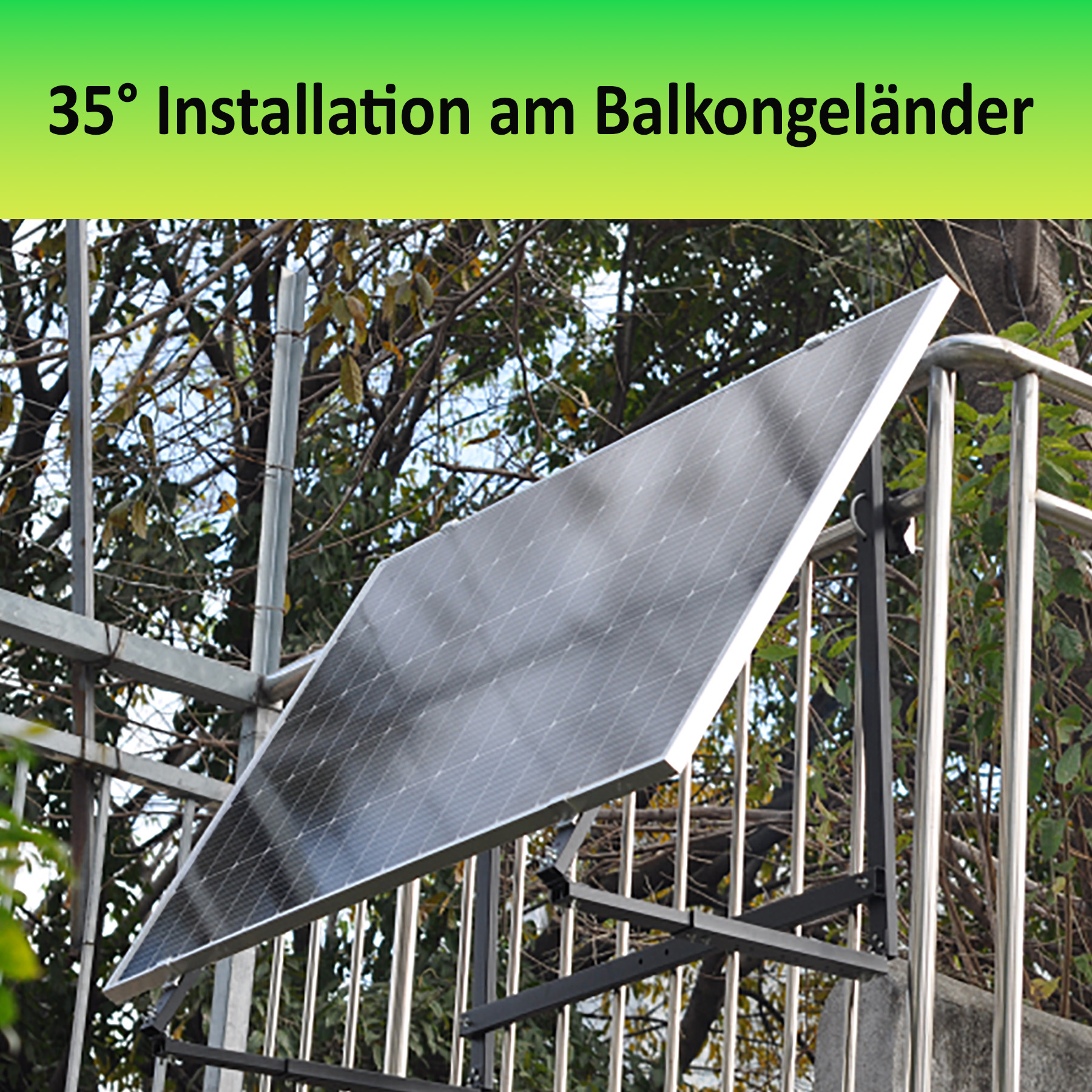 Balkon-Solaranlage WVC800-Solaranlage HYRICAN Balkonkraftwerk