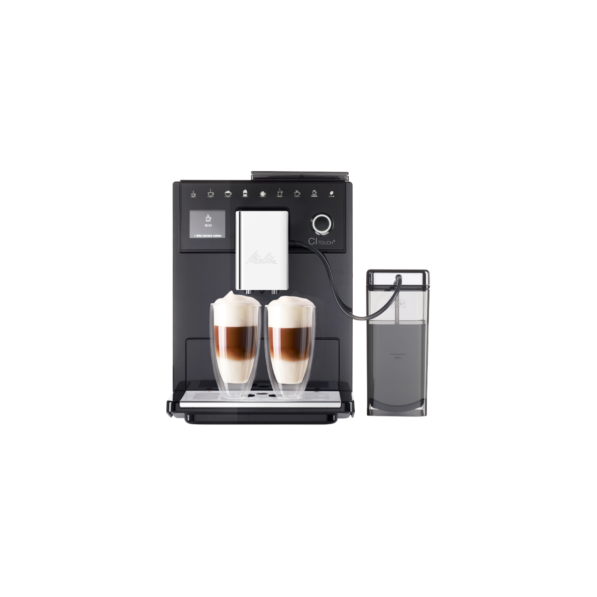 CI MELITTA 63/0-102 F Schwarz Kaffeevollautomat Touch