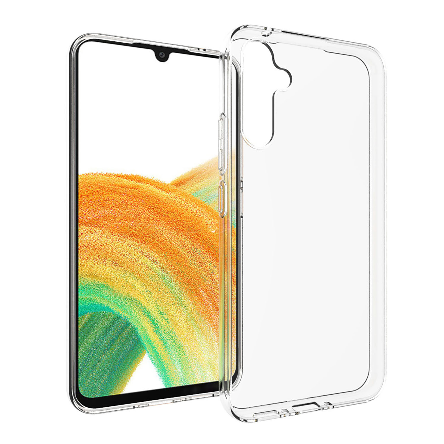 transparent, Transparent PEDEA Backcover, Samsung, Galaxy 5G, TPU A34 Case,
