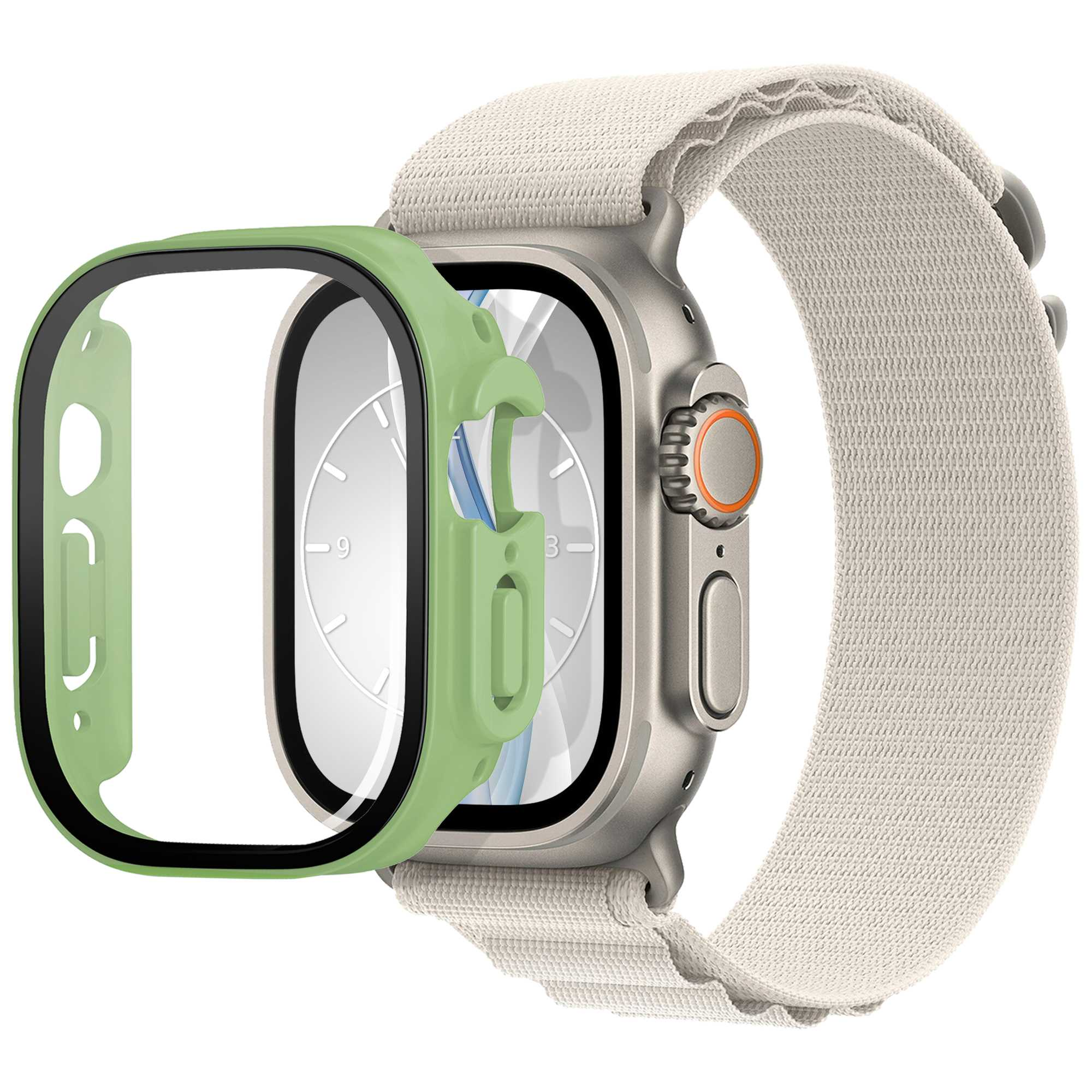 MTB MORE ENERGY Bumper Case mit Watch Displayschutz Schutzhülle(für 3 42mm) Apple