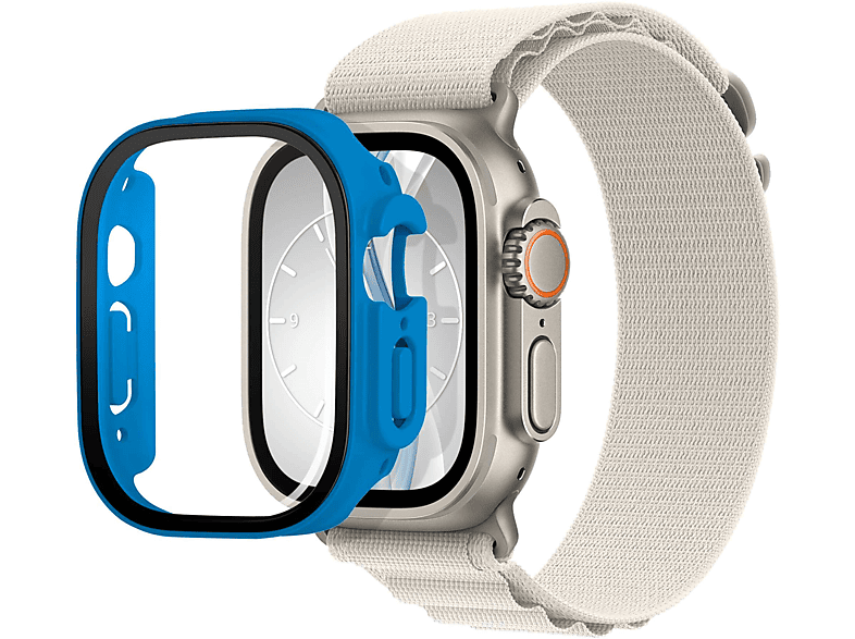 MTB MORE ENERGY Bumper Case mit Displayschutz Schutzhülle(für Apple Watch Ultra, Watch Ultra 2)