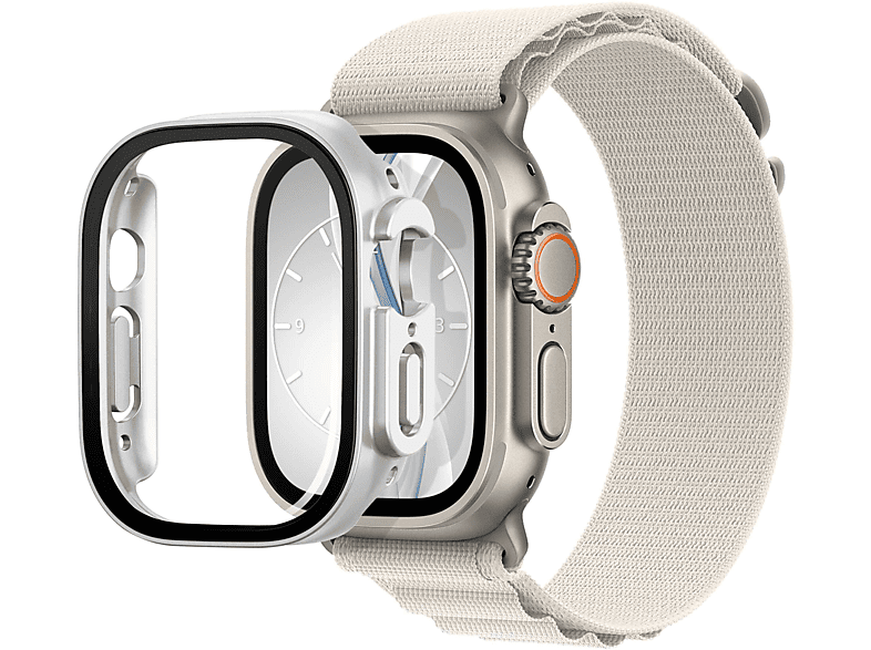 Displayschutz mit ENERGY Ultra, Bumper MORE 2) Case Watch Ultra MTB Schutzhülle(für Apple Watch
