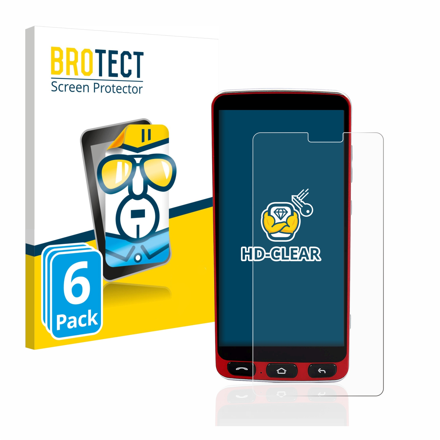 BROTECT 6x Olympia klare Neo Smartphone) Schutzfolie(für