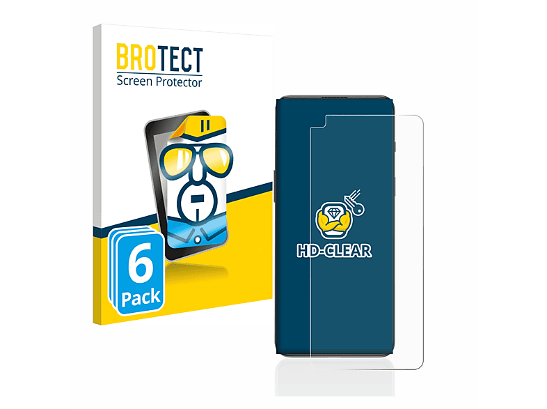 BROTECT 6x klare Schutzfolie(für OnePlus Nord 2T 5G) | Displayschutzfolien & Gläser
