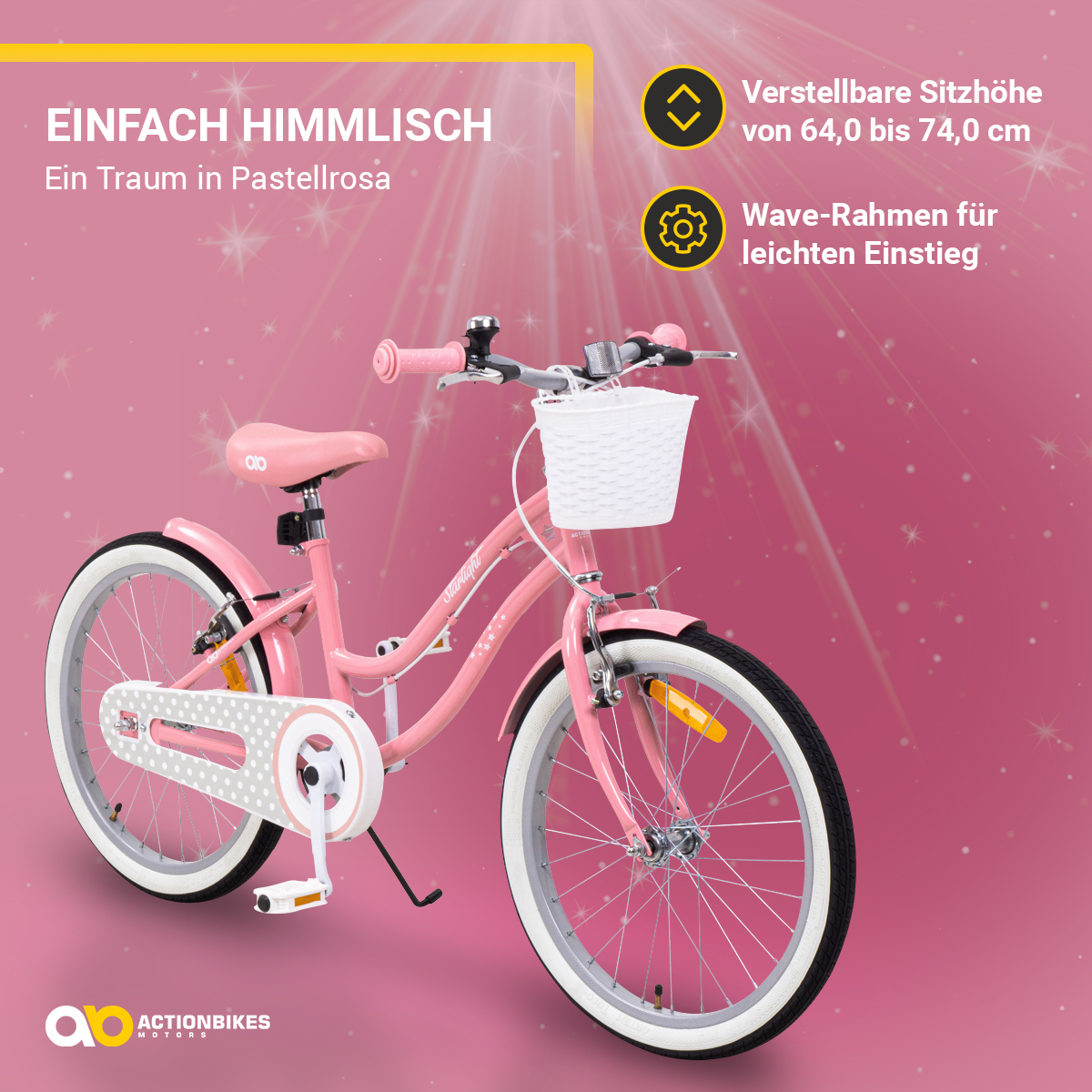 ACTIONBIKES MOTORS 20\' Starlight Fahrrad Kinder