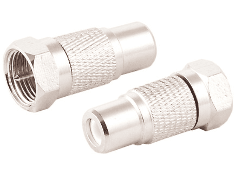 S/CONN MAXIMUM auf SAT F-Stecker Cinchkupplung & CONNECTIVITY Adapter Stecker