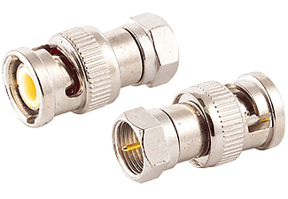 S/CONN MAXIMUM CONNECTIVITY F-Stecker auf BNC-Stecker SAT F-Stecker/ Adapter