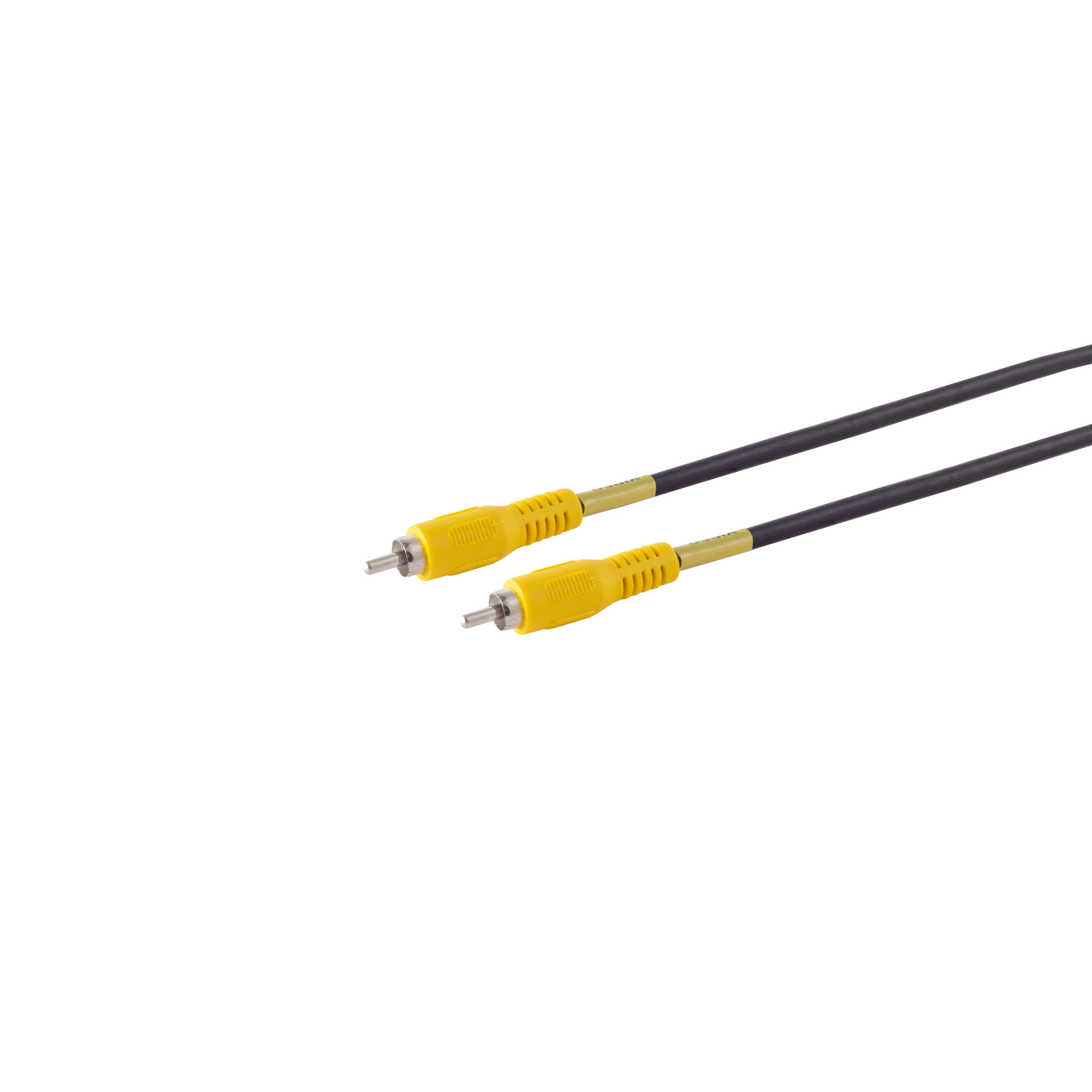 Kabel 2,5m Cinchstecker, Audio/Video MAXIMUM S/CONN auf CONNECTIVITY Cinchstecker