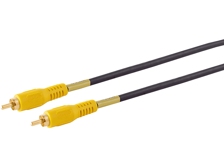 S/CONN MAXIMUM Kabel CONNECTIVITY vergoldet, Audio/Video Cinchstecker, Cinchstecker auf 15m