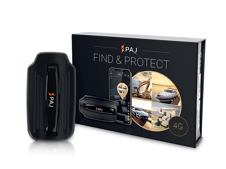 PAJGPS Power Finder GPS Tracker 4G Langzeit Ortung für Oldtimer, Auto, Fahrzeuge, Boote und