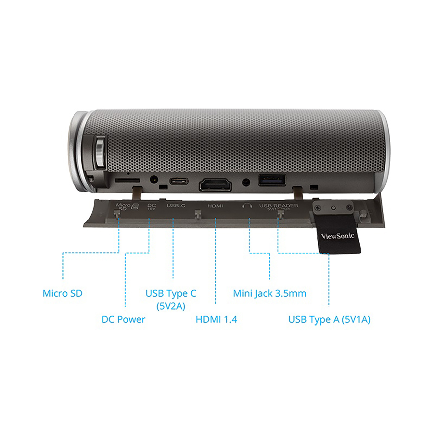 VIEWSONIC M1+ Beamer(WVGA, 300 Lumen) 3D