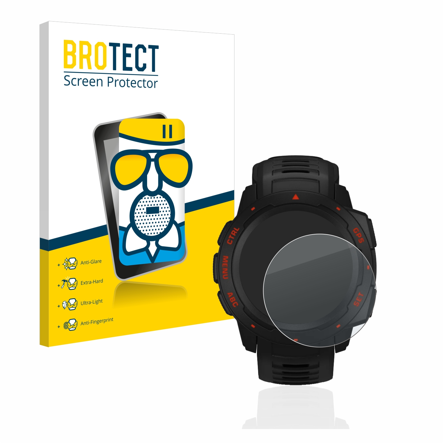 BROTECT Airglass Esports) Garmin matte Instinct Schutzfolie(für