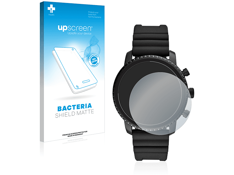 UPSCREEN antibakteriell entspiegelt matte Schutzfolie(für Fossil Q Explorist HR (4.Gen)) | Smartwatch Schutzfolien & Gläser