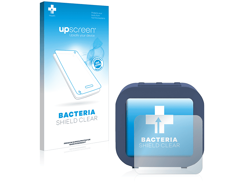 UPSCREEN antibakteriell klare Schutzfolie(für TechniSat 40) Techniradio