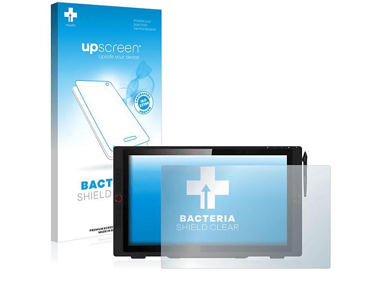 UPSCREEN antibakteriell klare Schutzfolie(für XP-Pen Artist 24 Pro)