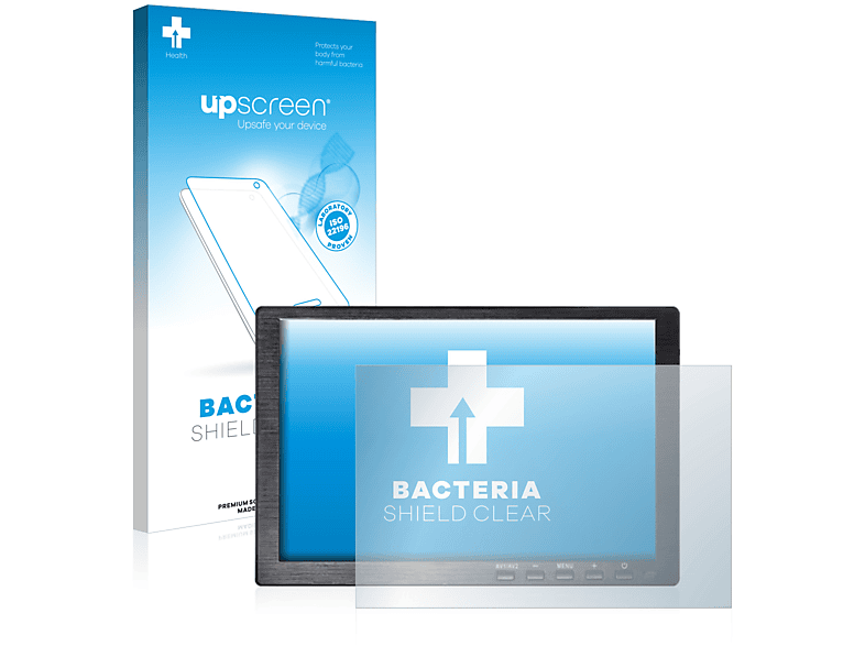 UPSCREEN antibakteriell klare Schutzfolie(für Kenowa TFT LED Portable Monitor (10.1\