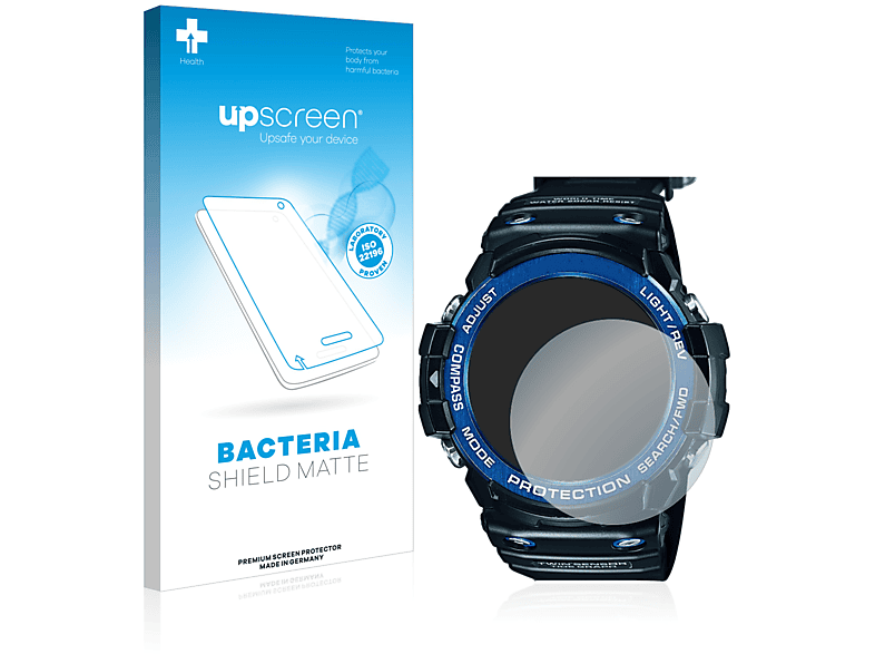 UPSCREEN antibakteriell entspiegelt matte Schutzfolie(für Casio G-Shock GN-1000B)