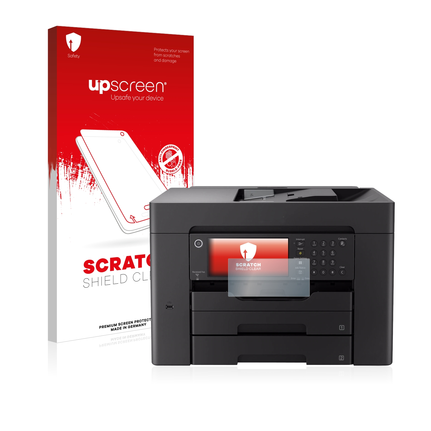 UPSCREEN Kratzschutz klare Schutzfolie(für Epson WF-7840DTWF) Workforce