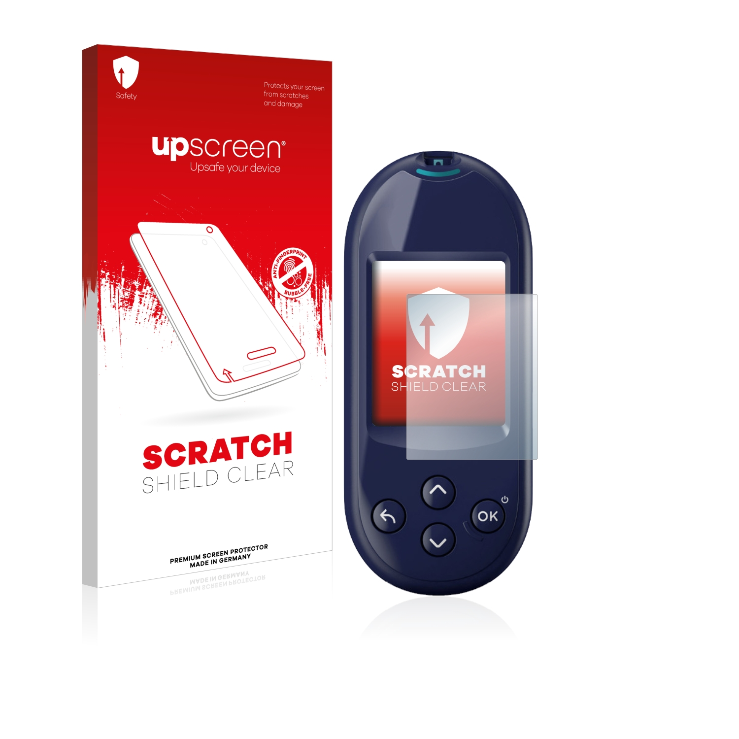Reflect) UPSCREEN LifeScan Ultra Schutzfolie(für Plus OneTouch Kratzschutz klare