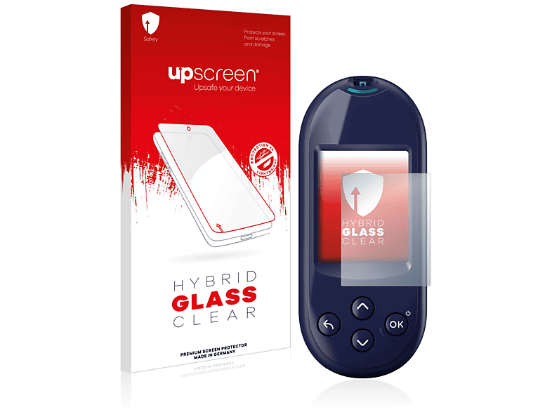 UPSCREEN klare Schutzfolie(für LifeScan OneTouch Plus Reflect) Ultra