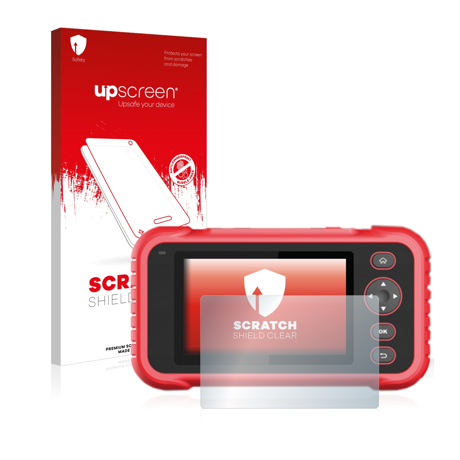 UPSCREEN Kratzschutz klare Schutzfolie(für Launch / 123 CRP EVO) 129