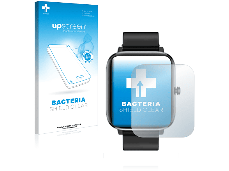 UPSCREEN antibakteriell klare Schutzfolie(für XWatch Pro Elite V3) | Smartwatch Schutzfolien & Gläser