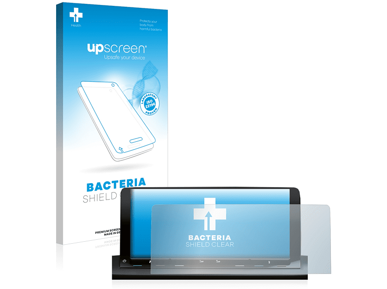 UPSCREEN antibakteriell Caddy Discover 5 Media Schutzfolie(für klare 10\