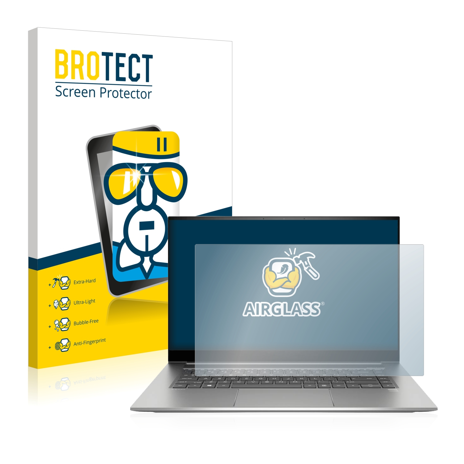 BROTECT Airglass klare HP Schutzfolie(für Studio ZBook 15 G8)