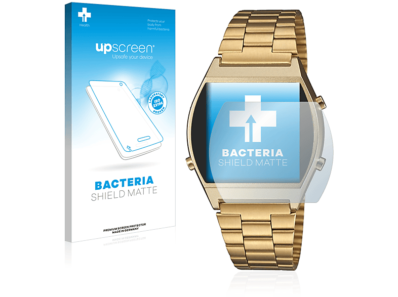UPSCREEN antibakteriell entspiegelt matte Schutzfolie(für Casio Retro B640WB) | Smartwatch Schutzfolien & Gläser